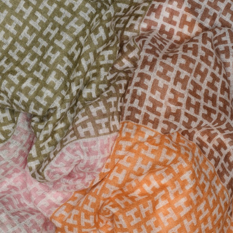 HEMISPHERE H-T�RKL�DE CASHMERE ROSA/ORANGE/GR�N