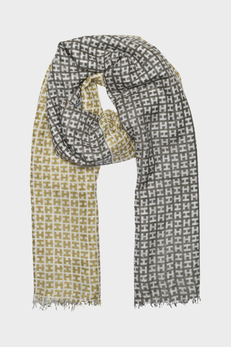 HEMISPHERE CASHMERE H-TRKLDE GRN/BRUN