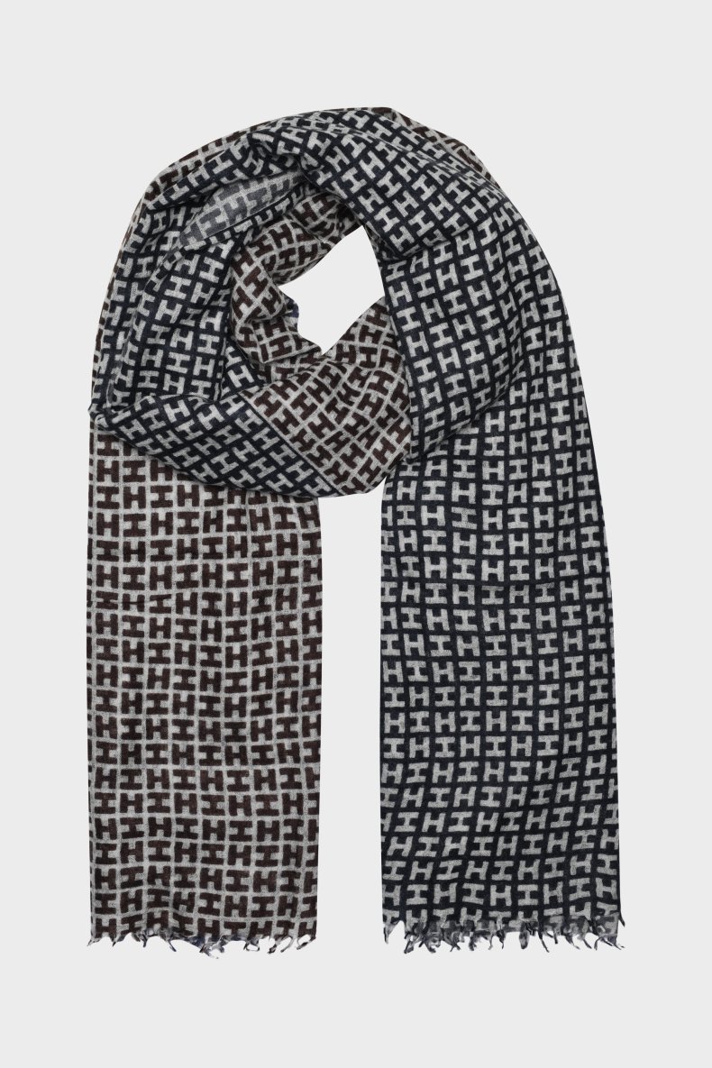 HEMISPHERE CASHMERE H-TRKLDE BL/BRUN