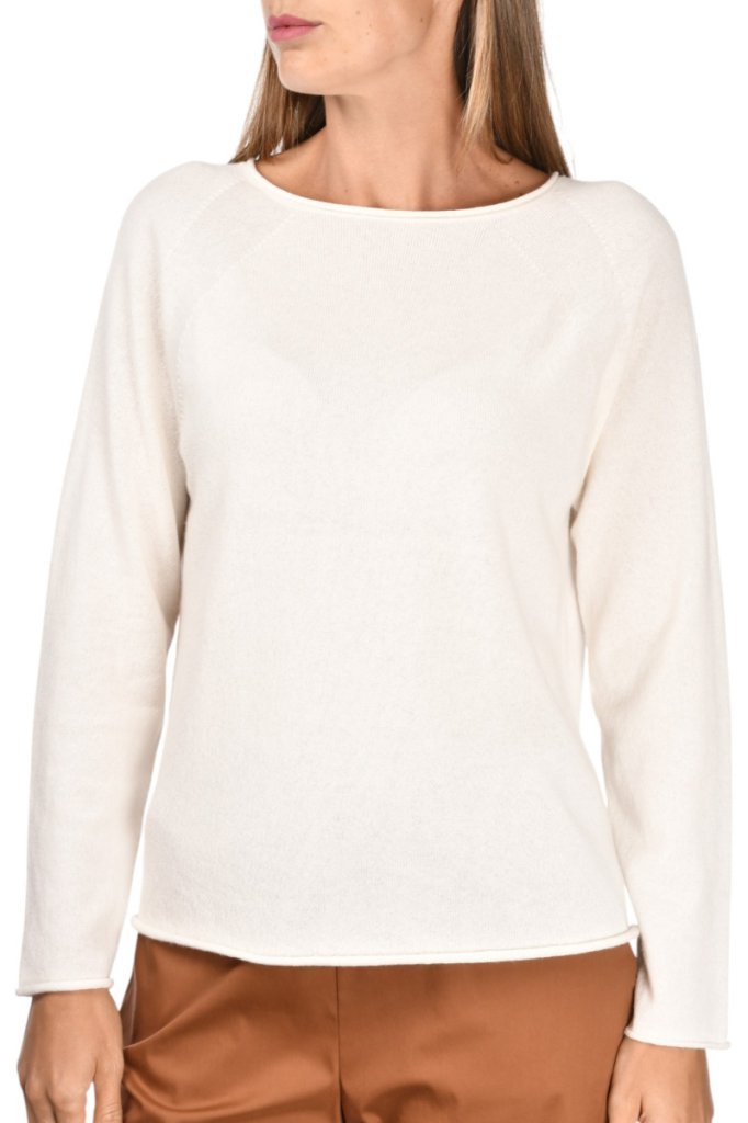 GRAN SASSO CASHMERE STRIK CREME