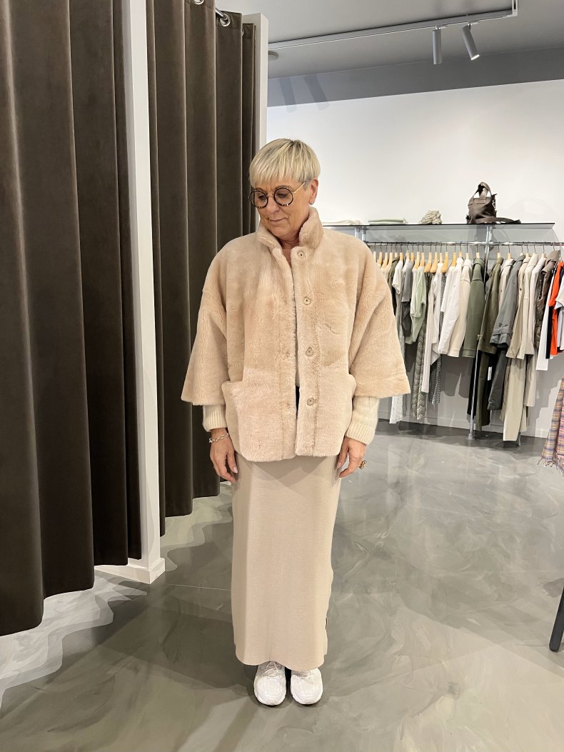 BENEDIKTE UTZON JAKKE KATE STRAIGHT PINK