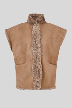 BENEDIKTE UTZON VEST KATE DOODLE BRUN