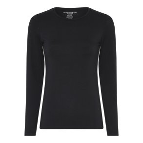 MAJESTIC T-SHIRT LANGT �RME SORT