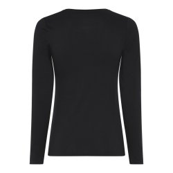 MAJESTIC T-SHIRT LANGT �RME SORT