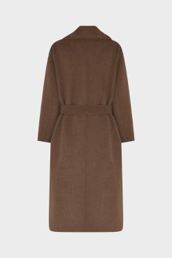 MAX MARA ULD FRAKKE BRUN