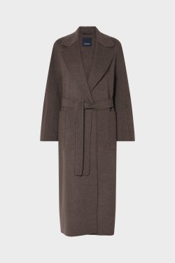 MAX MARA LANG ULD FRAKKE BRUN