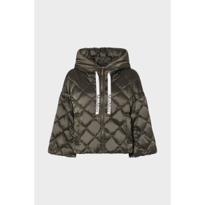 MAX MARA KORT DUN JAKKE GR�N