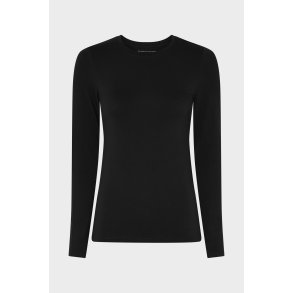 MAJESTIC T-SHIRT LANGT RME SORT