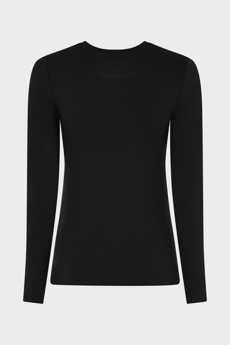 MAJESTIC T-SHIRT LANGT RME SORT