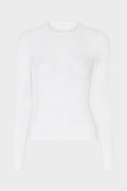 MAJESTIC T-SHIRT ULD/SILKE CREME