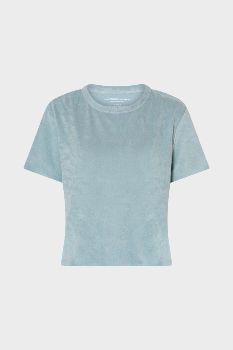MAJESTIC T-SHIRT FROTT� BL�