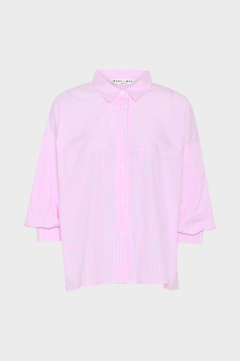 MAX VOLMARY SKJORTE ROSA STRIBET