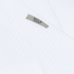 NILLE BOMULDS STRIK HVID