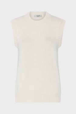 NILLE CASHMERE VEST CREME