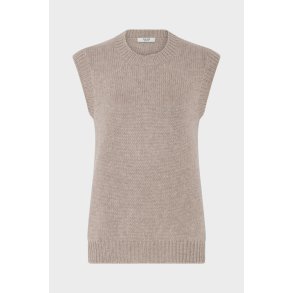 NILLE CASHMERE VEST BRUN