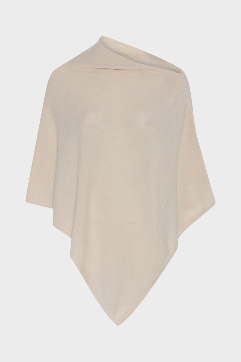 NILLE CASHMERE PONCHO LYS SAND