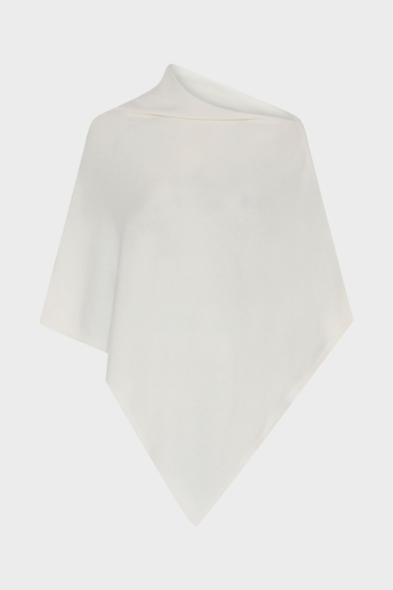 NILLE CASHMERE PONCHO CREME