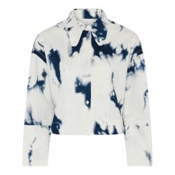 ODEEH JAKKE KORT BL/CREME