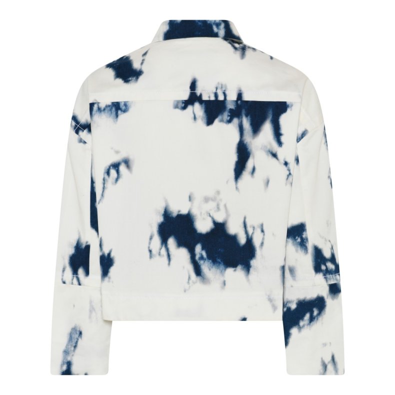 ODEEH JAKKE KORT BL/CREME