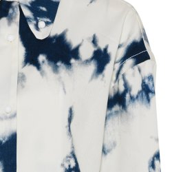 ODEEH JAKKE KORT BL/CREME