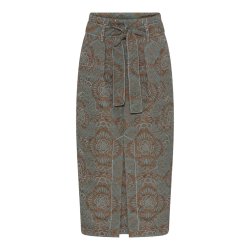 ODEEH BROKADE NEDERDEL GRN/BRUN