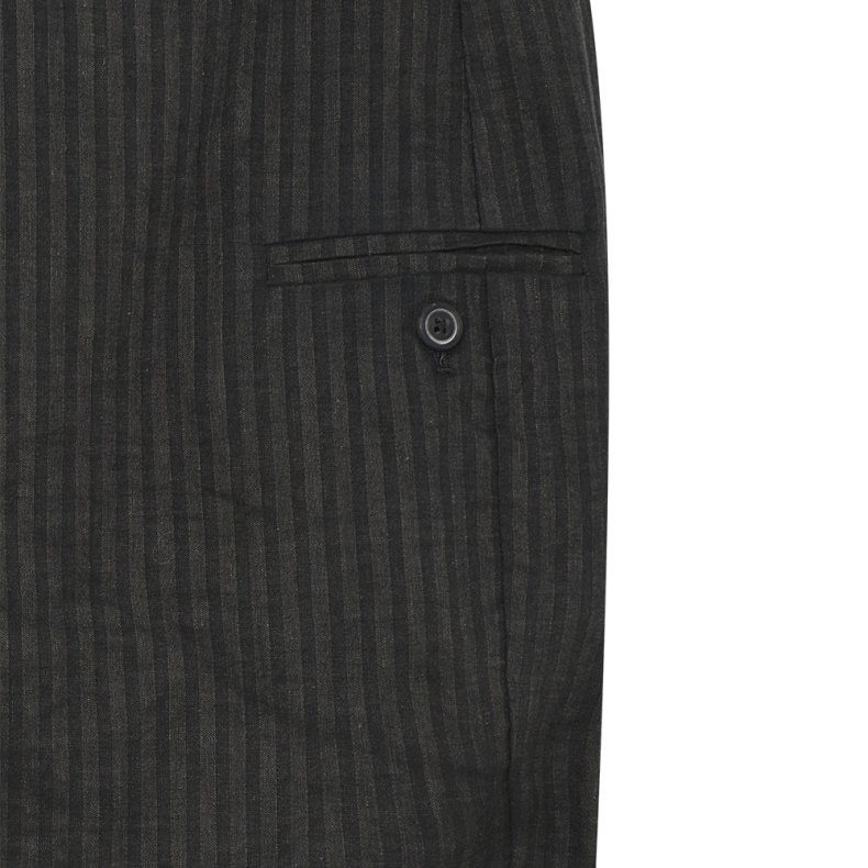 RUNDHOLZ NEDERDEL STRIBET SORT/BRUN