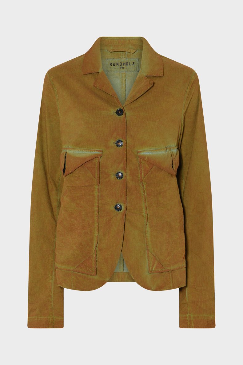 RUNDHOLZ/DIP JAKKE COGNAG