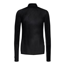 SARAH PACINI NET T-SHIRT M. RULLEKRAVE SORT