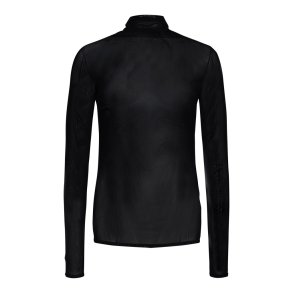 SARAH PACINI NET T-SHIRT M. RULLEKRAVE SORT