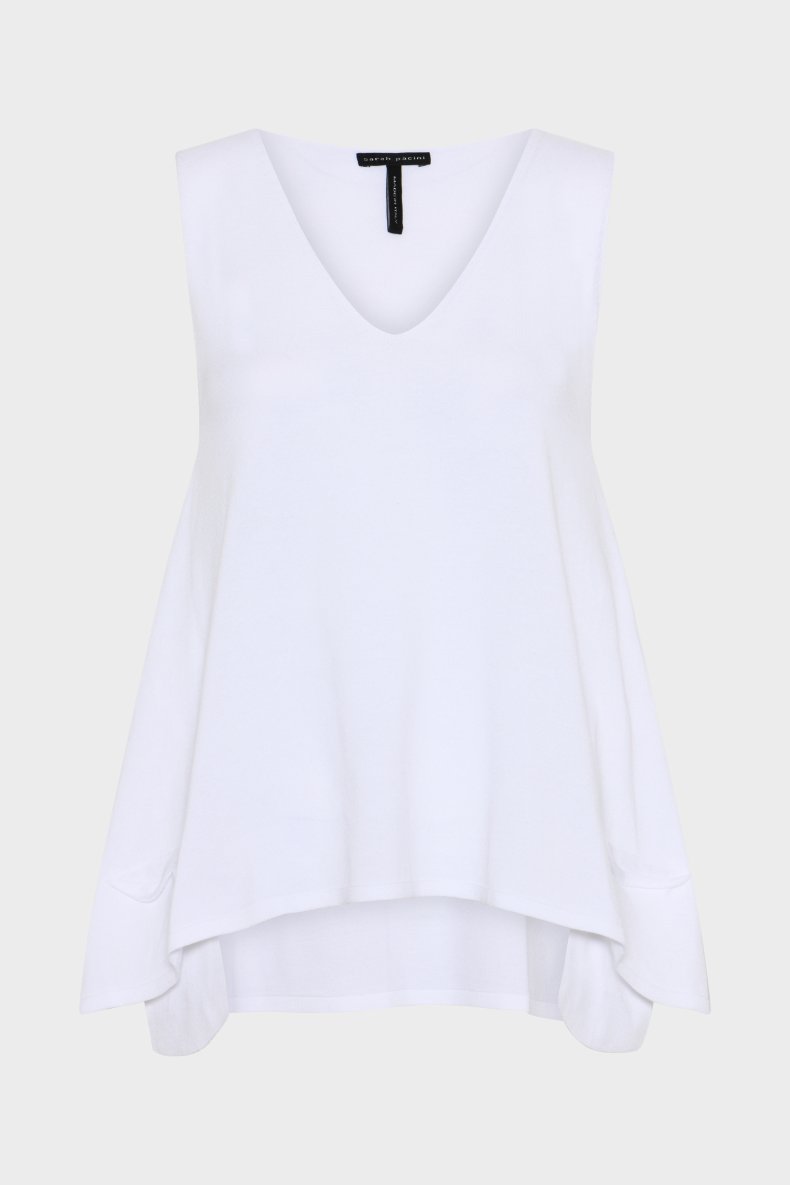 SARAH PACINI STRIK VEST HVID