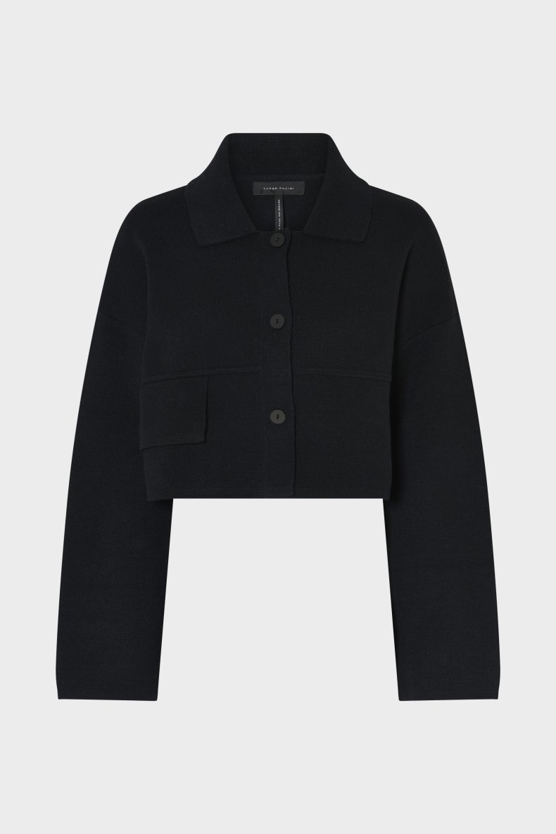 SARAH PACINI CARDIGAN SORT