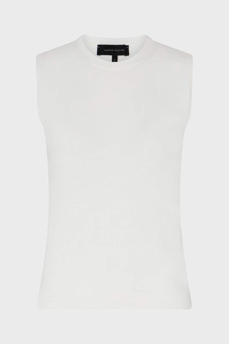 SARAH PACINI VEST CREME
