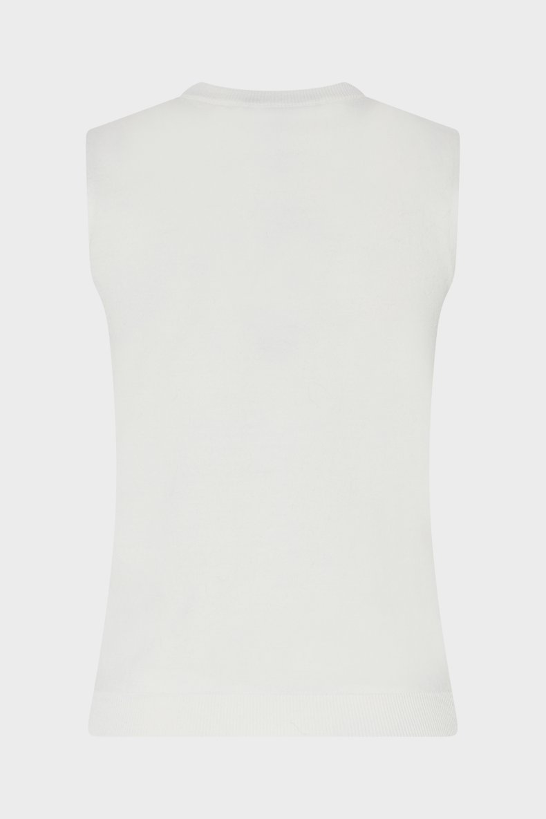 SARAH PACINI VEST CREME