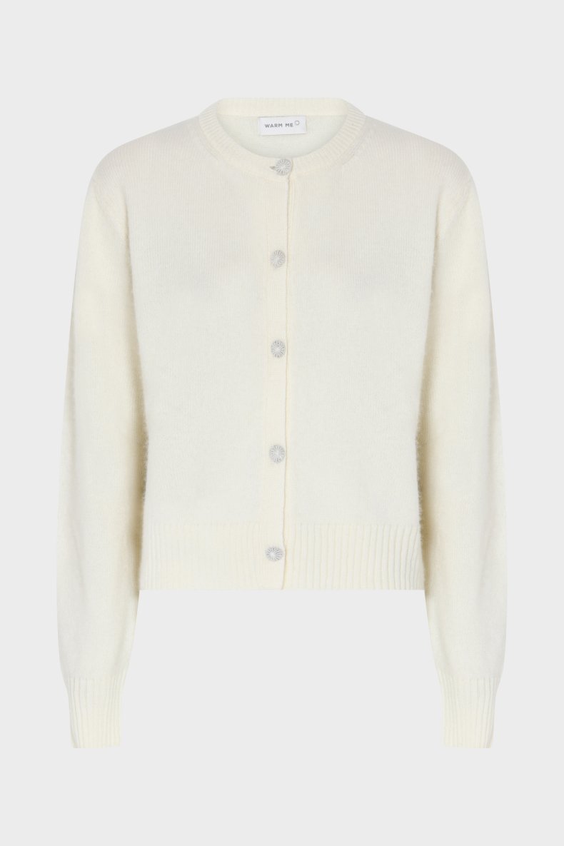 WARM ME CASHMERE CARDIGAN OFF.WHITE