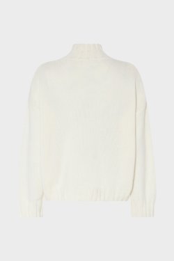 WARM ME CASHMERE STRIK HVID