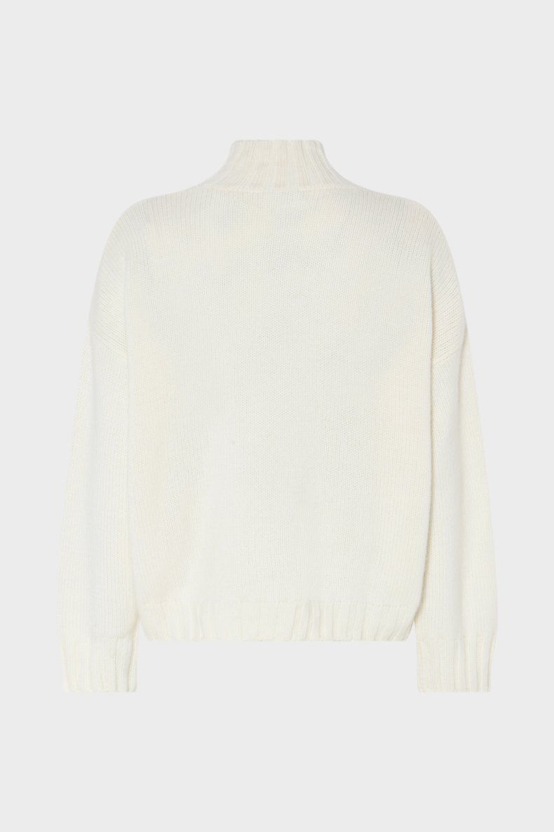 WARM ME CASHMERE STRIK HVID