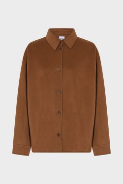 ASPESI KORT ULD JAKKE CAMEL