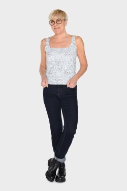 ELISE GUG TOP SMAL STROP PRINT