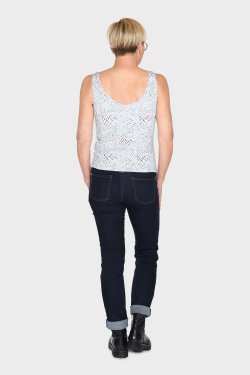 ELISE GUG TOP SMAL STROP PRINT