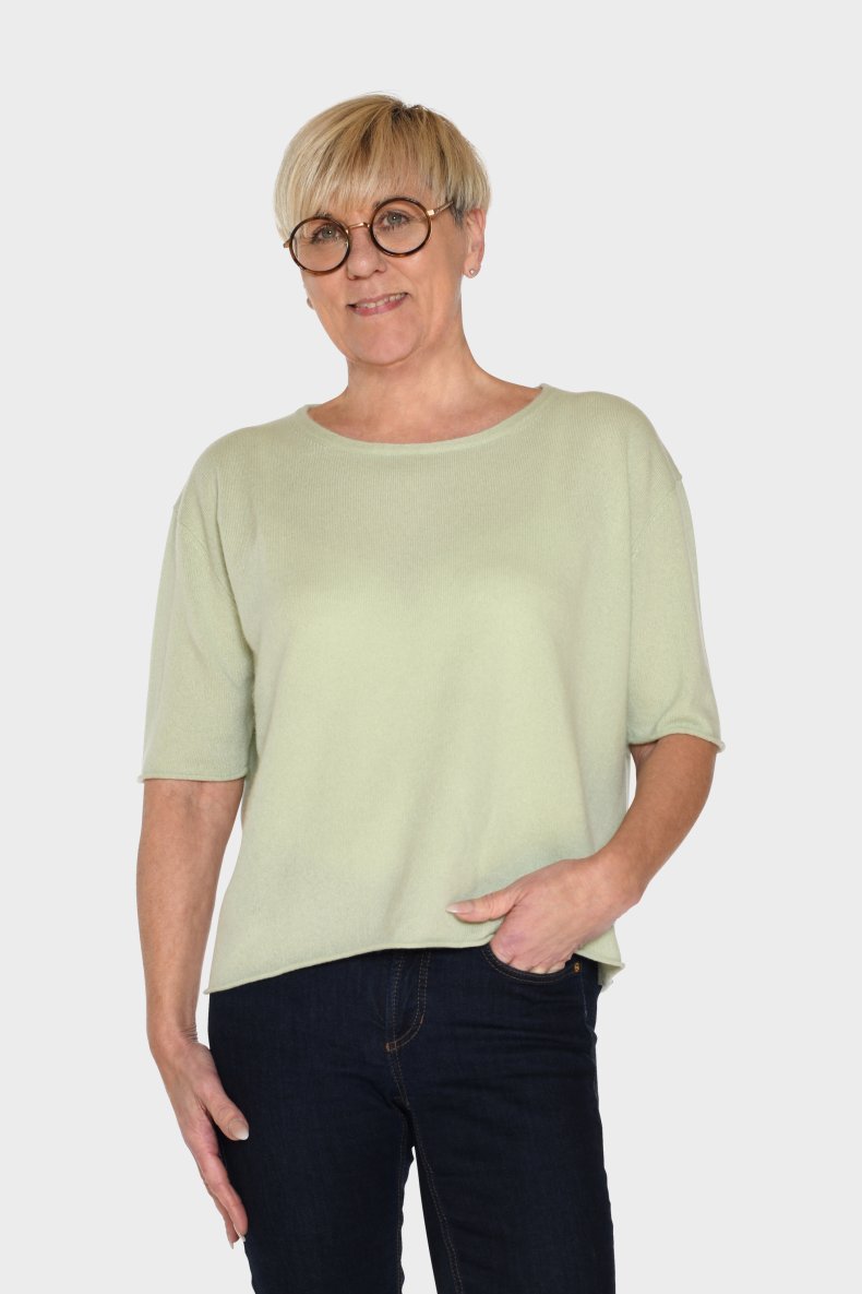 HEMISPHERE CASHMERE STRIK SART GRN