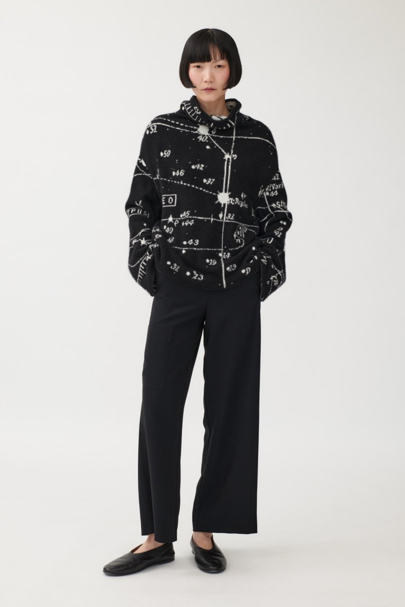 ANNETTE GRTZ CASHMERE STRIK ASTRO SORT/HVID