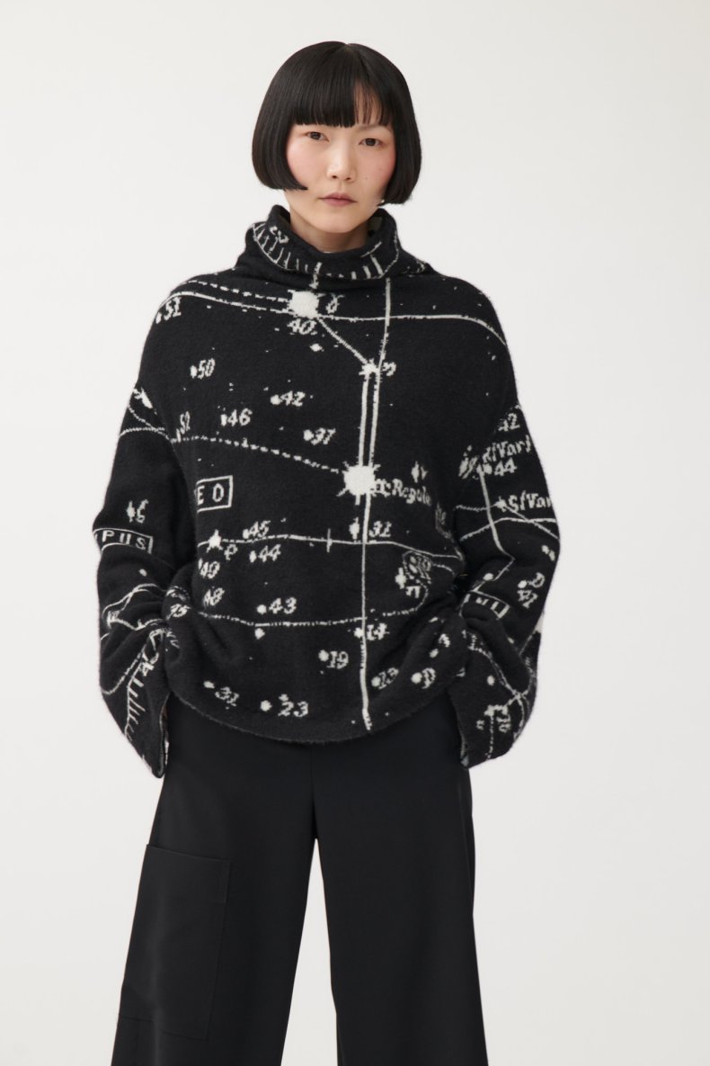 ANNETTE GRTZ CASHMERE STRIK ASTRO SORT/HVID