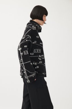 ANNETTE GRTZ CASHMERE STRIK ASTRO SORT/HVID