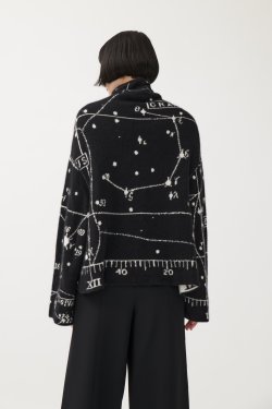 ANNETTE GRTZ CASHMERE STRIK ASTRO SORT/HVID