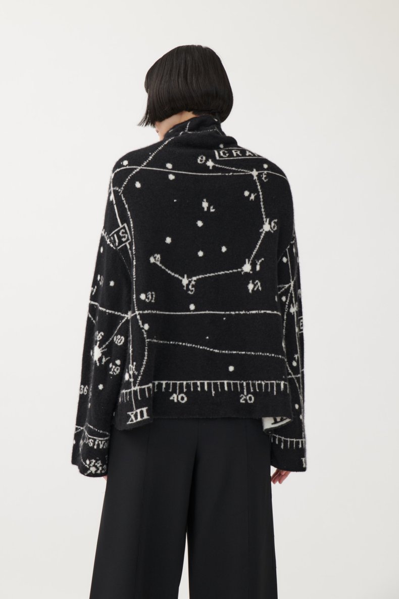 ANNETTE GRTZ CASHMERE STRIK ASTRO SORT/HVID