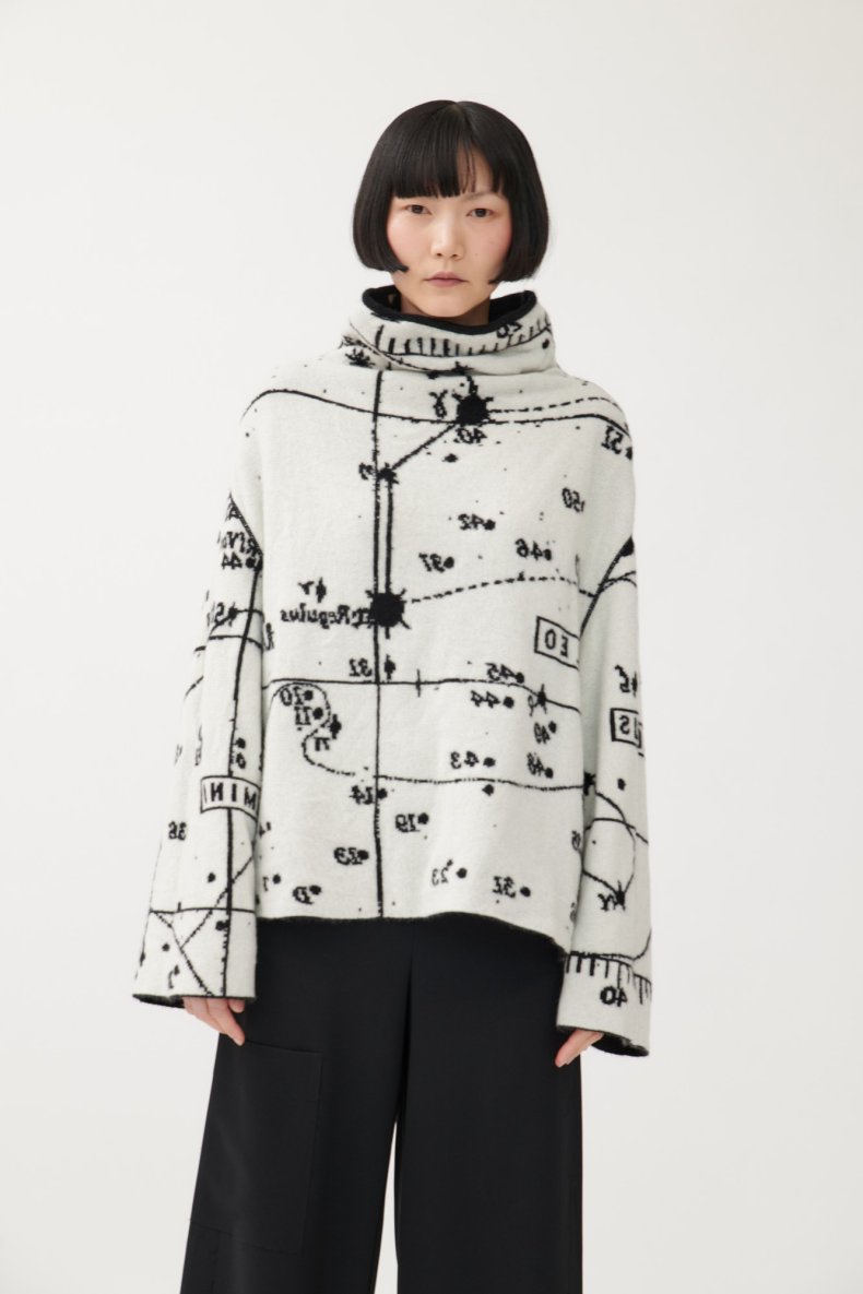 ANNETTE GRTZ CASHMERE STRIK ASTRO SORT/HVID