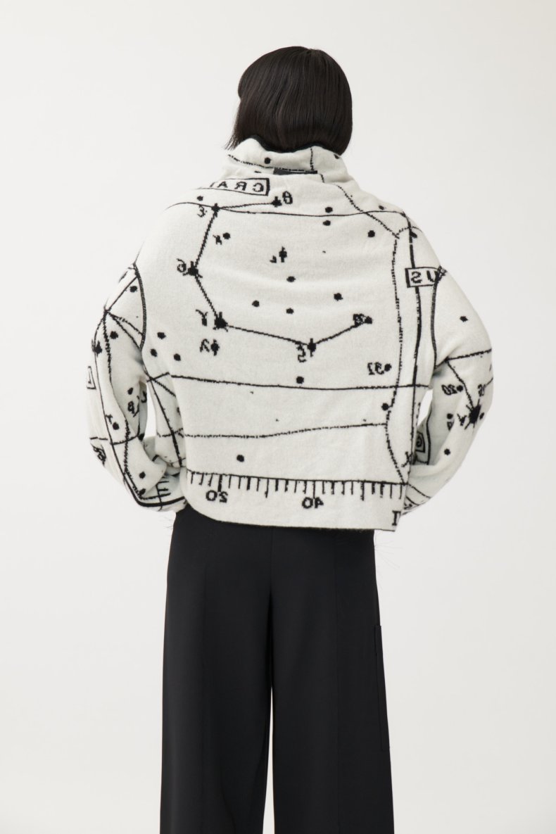 ANNETTE GRTZ CASHMERE STRIK ASTRO SORT/HVID