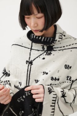 ANNETTE GRTZ CASHMERE STRIK ASTRO SORT/HVID