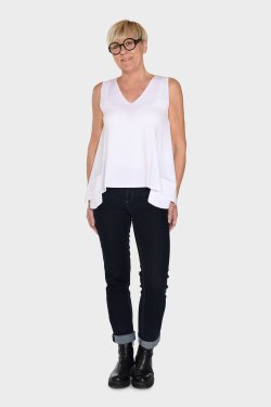 SARAH PACINI STRIK VEST HVID