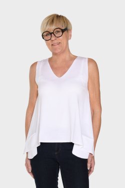SARAH PACINI STRIK VEST HVID